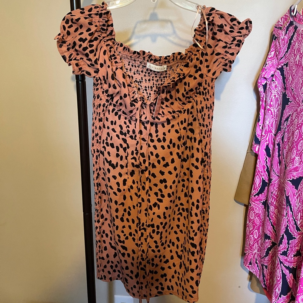 Miss Lola Leopard Dress